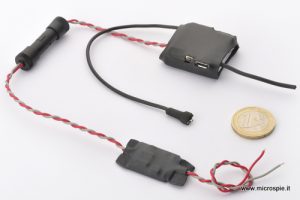 Microspia gsm nuovo modello con micro alimentatore per auto